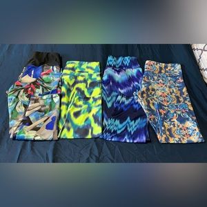 4 Size large Kapri Leggings